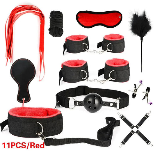 BDSM Set Kits Vibrator Adults Sex Toys Bondage for Women