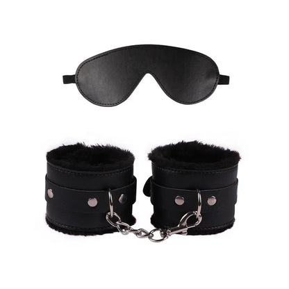 Bondage Equipment Erotic Handcuffs With Blindfold BDSM Kit