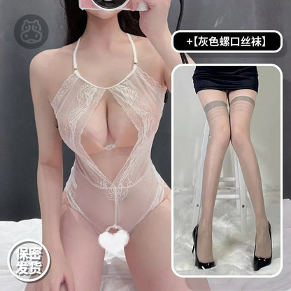 Sexy Seductive Cute Lingerie Bodysuits With Steel Support TNK8