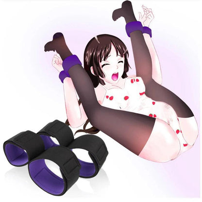 Adult Erotic Restraints Handcuffs Slave Tools Bdsm Set