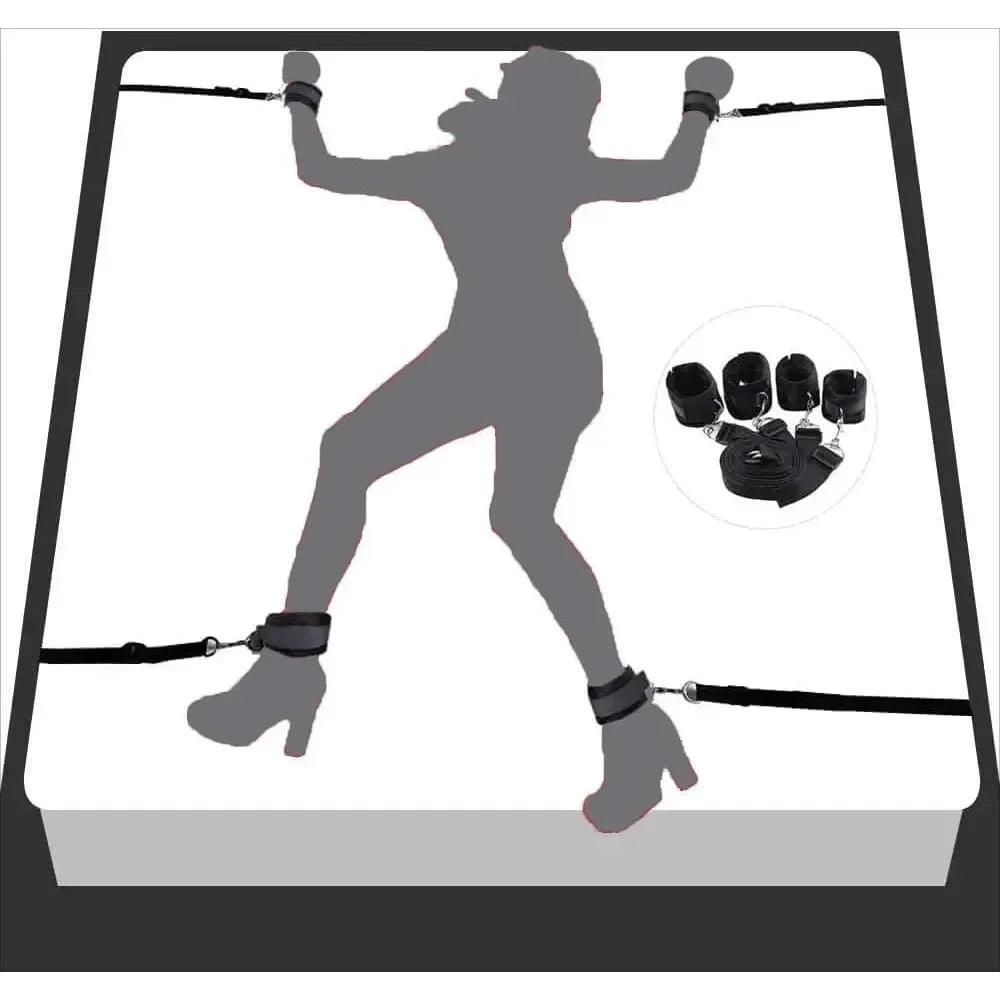 Adult Erotic Toy Handcuffs Ankle Cuffs BDSM Bondage Set