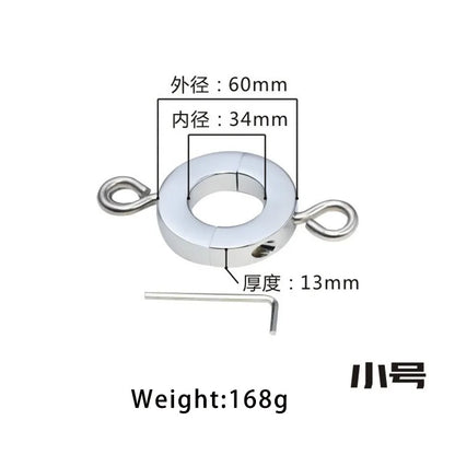 Stainless Steel Ring Enhancing Erection and Pleasure Accessory