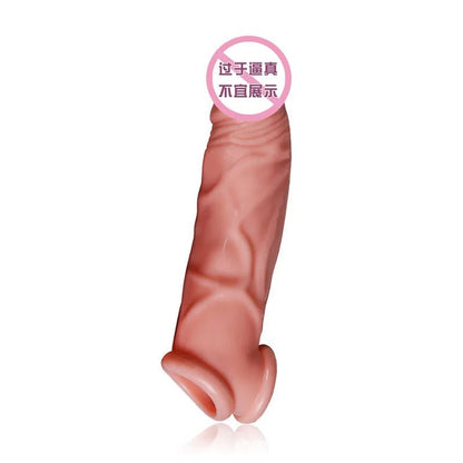 Realistic Extension Cover Sleeve for Men for Enhanced Pleasure