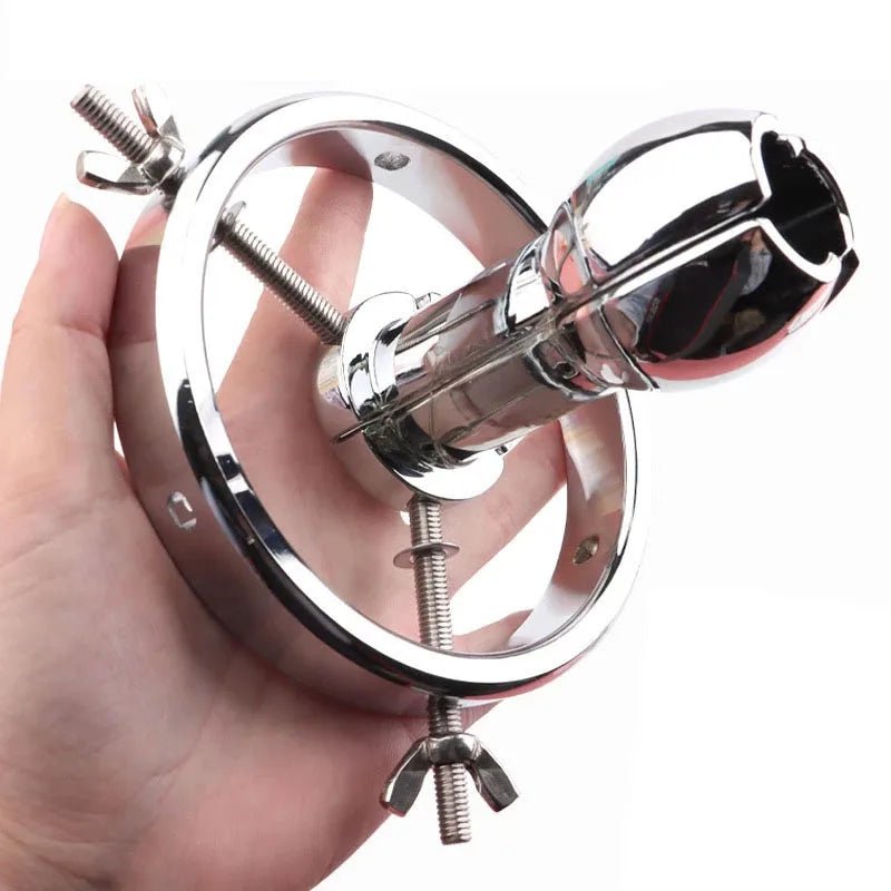 Pleasure Shop Huge Adjustable Metal Plug Toy for Pleasure