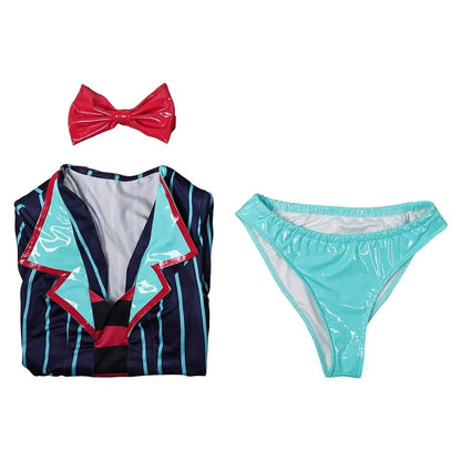 Vox Cosplay Sexy Lingerie Costume Halloween Bow Tie Outfit
