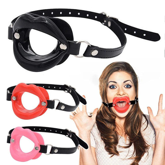 Adult Games Silicone Lips O Ring Open Mouth Gag Accessory