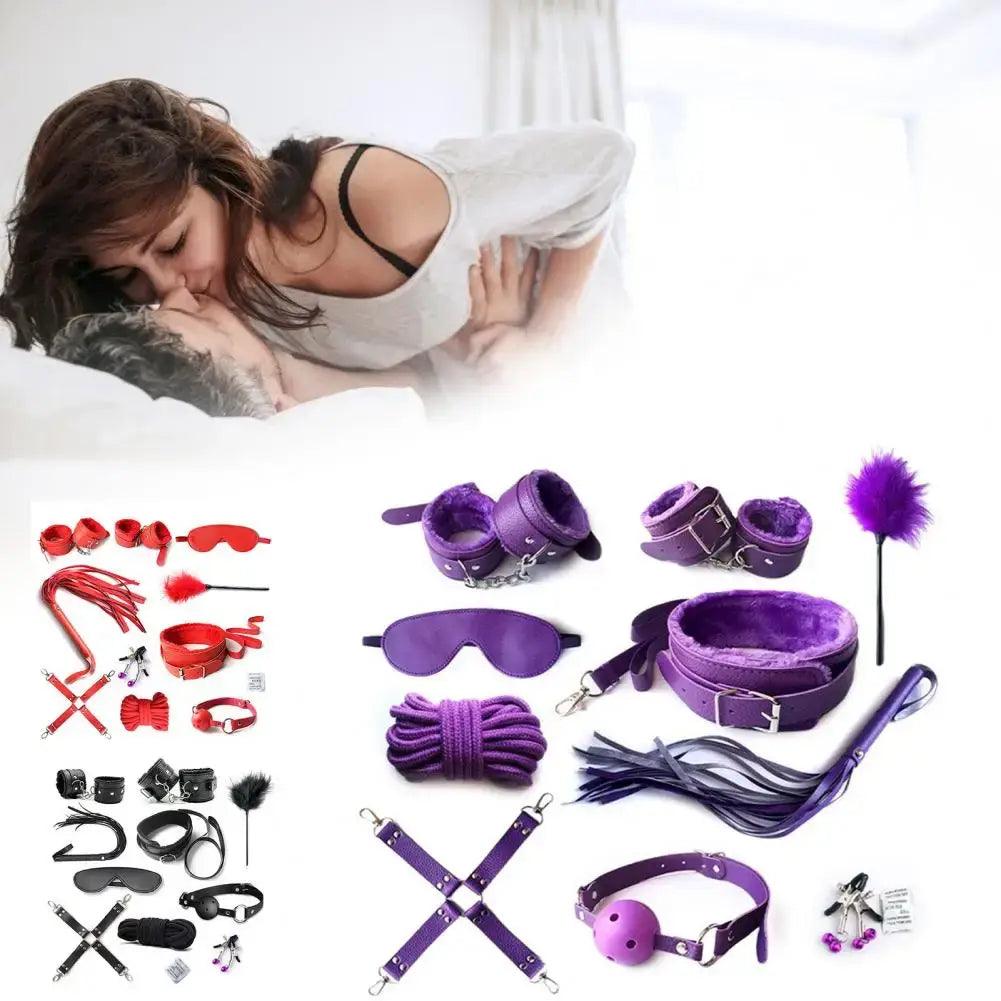 1 Set Sexy Bondage Pleasure Toys for Ultimate Sensual Fun