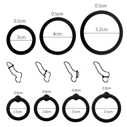 3/4PCS Ring Trainer for Delayed Performance Enhancement Men
