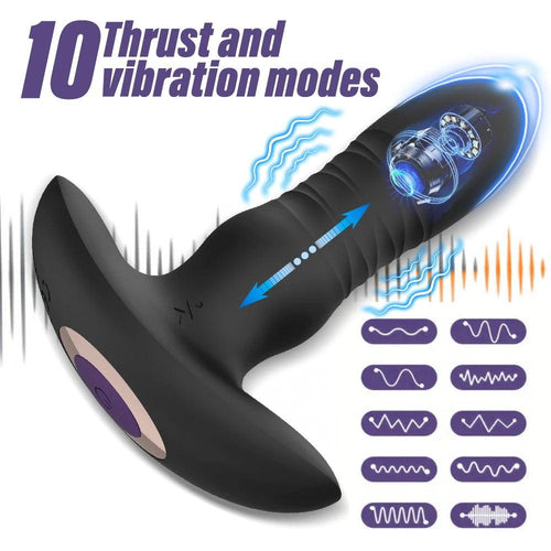 Buttock Plug Vibrator for Ultimate Pleasure Experience Silicone