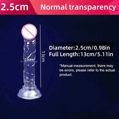 Transparent Realistic Toy Soft Crystal Jelly G Spot Delight