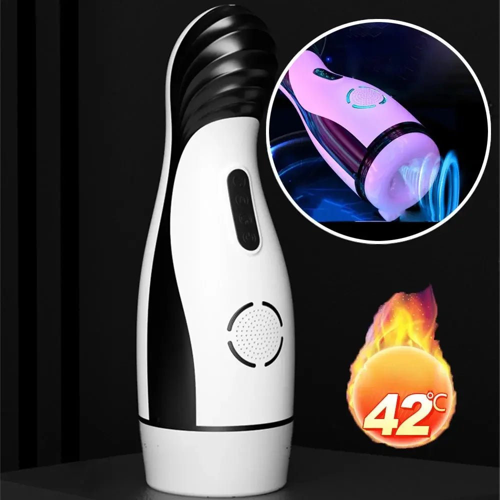 Sillicone Toy Men Rechargeable Automatic Vibrator for Pleasure