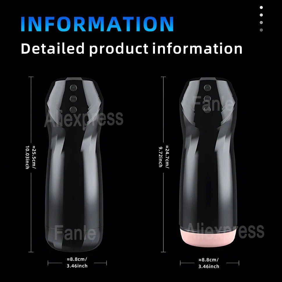 Male Cup Automatic Sucking Vibration Pleasure Machine Device