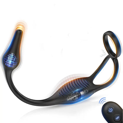 Vibrating Plug Remote Control Prostate Massager Toy