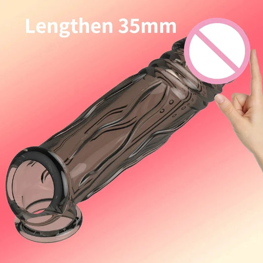 Sexy Toys Sleeve for Men Delay Extender Solution