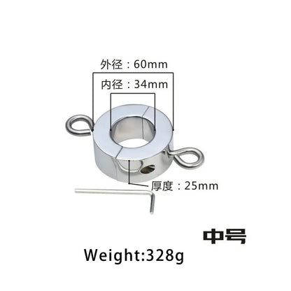 Stainless Steel Ring Enhancing Erection and Pleasure Accessory