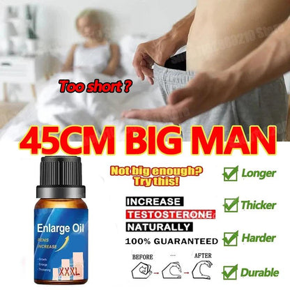 XXXL Enlargement Oil for Male Potency and Growth