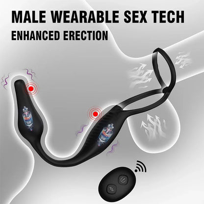 Vibrating Anal Plug | Prostate Massager Sex Toy | Passionplayhousexxx