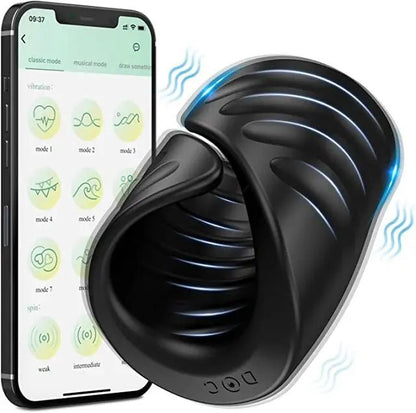 HESEKS Male Training Vibrator with App Control for Pleasure