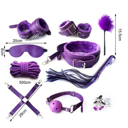 1 Set Sexy Bondage Pleasure Toys for Ultimate Sensual Fun