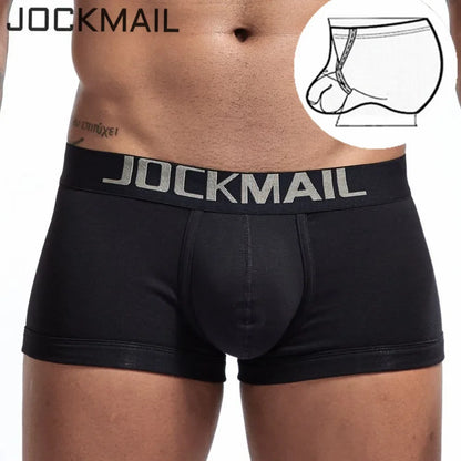 JOCKMAIL Sexy Men Underwear U Convex Support Pouch Comfort