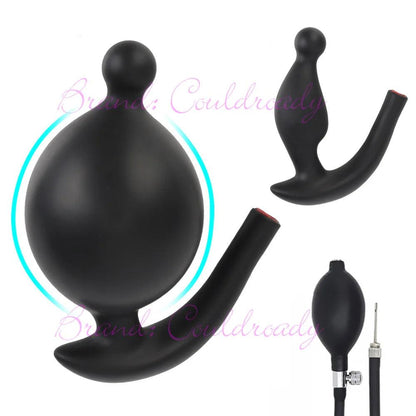 Gode ​​anal gonflable super gros en silicone Go Out