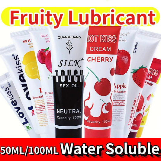 Water Solubility Lubricant Strawberry Lemon Banana Fruity Gel