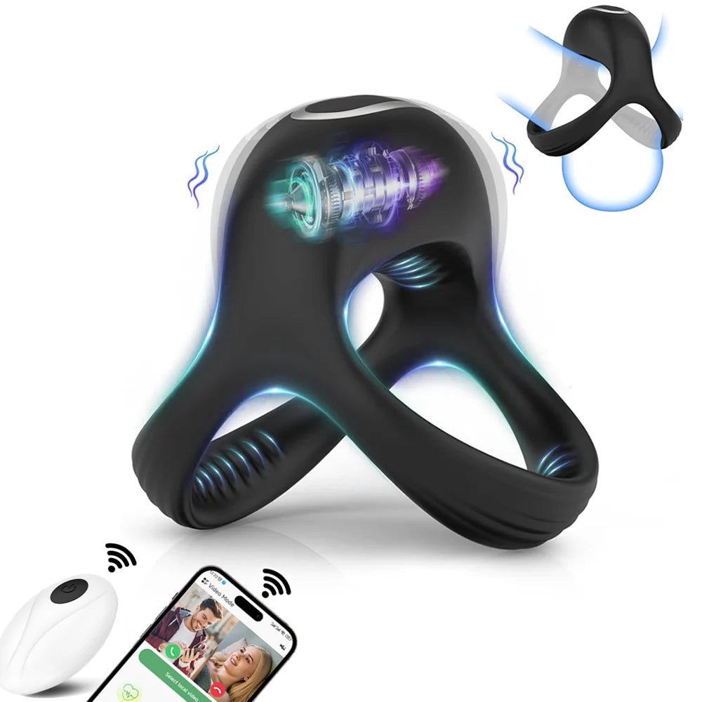 Bluetooth App Remote Control Vibrator 10 Modes for Couples