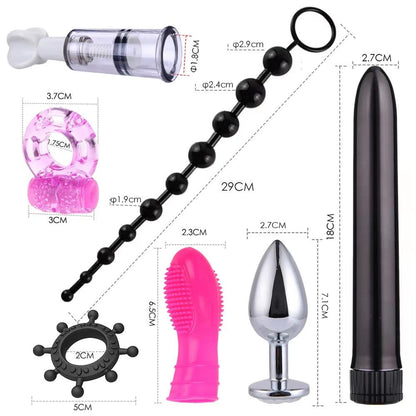 BDSM Set Kits Vibrator Adults Sex Toys Bondage for Women