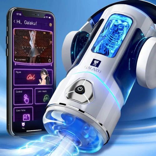 App AI Remote Control Male Cup Vibrator Toy for Pleasure