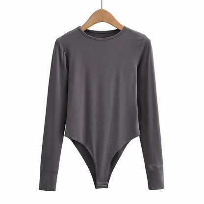 Long Sleeve Bodysuits Sexy Streetwear Lingerie Bodycon