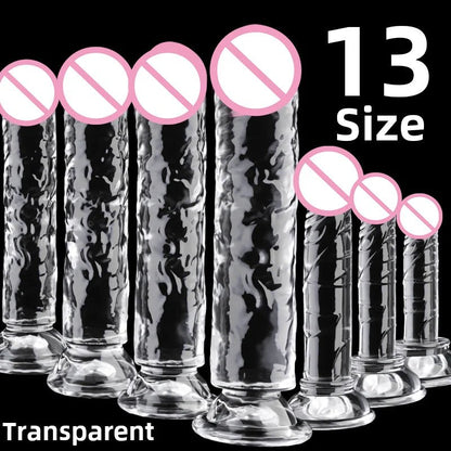 Transparent Realistic Toy Soft Crystal Jelly G Spot Delight