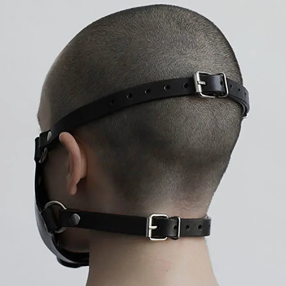 Bdsm Mask Punk Leather Motorcycle Face Mask for Men