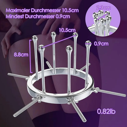 Hannibal Metal Expander Adjustable Fetish Toy for Fun