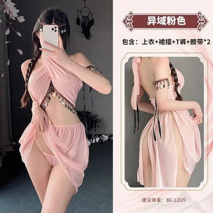 Tentation Hanfu chinoise Ancienne femme de chambre perse et égyptienne Cosplay