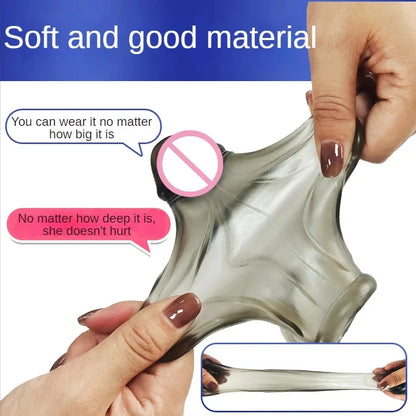 Sexy Toys Sleeve for Men Delay Extender Solution