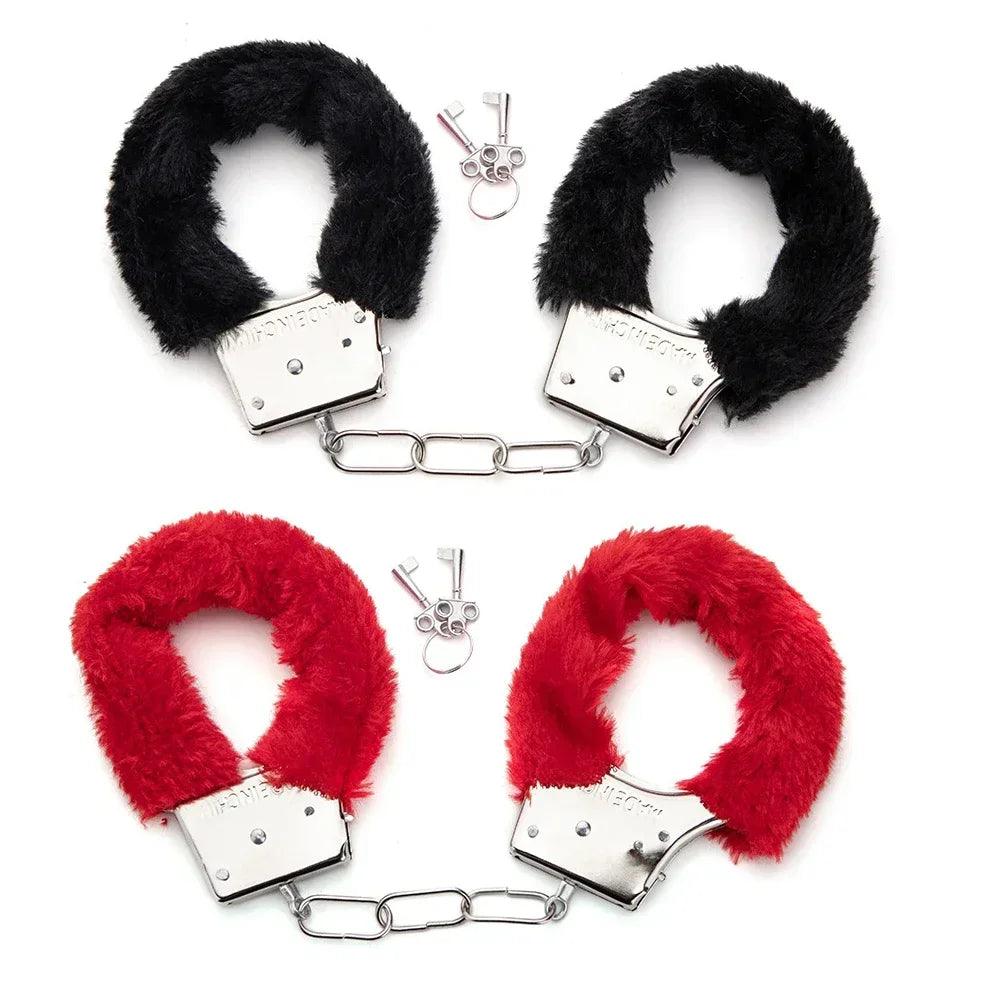 Erotic Accessories Sex Toys 2pc BDSM Bondage Handcuffs Set