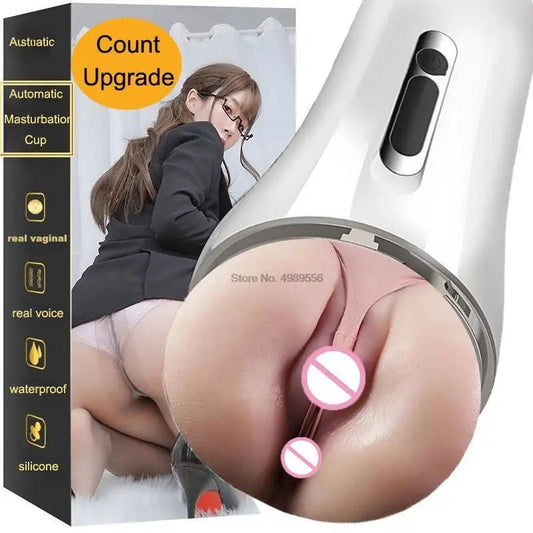 Automatic Oral Heating Vibrator for Ultimate Male Pleasure