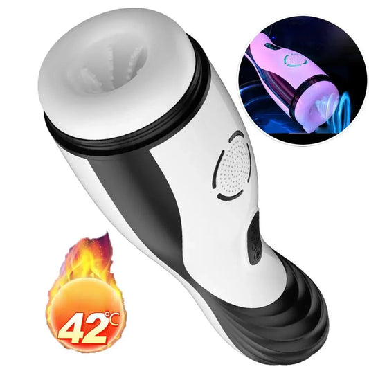 Sillicone Toy Men Rechargeable Automatic Vibrator for Pleasure