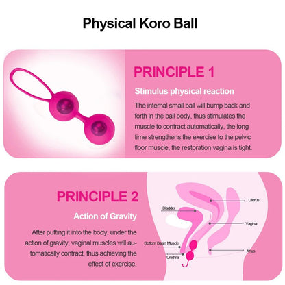 Silicone Balls for Women Kegel Exercise Strength Training Toys