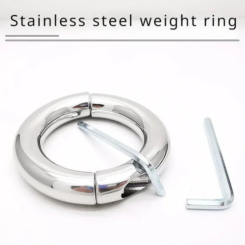 Sexy Toy Metal Color Round Glans Ring Chastity Gear Accessory