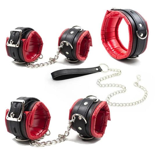 Sex Toy Kit of Erotic Adults Toys with Handcuffs and Collar