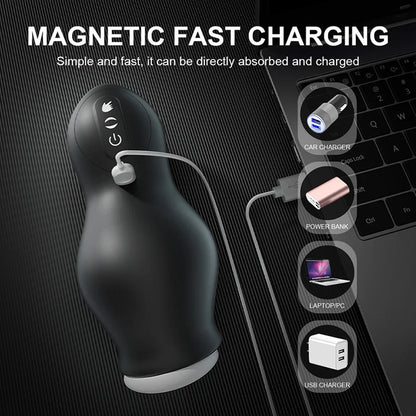 Male Automatic Sucking Cup for Vibration Pleasure Device