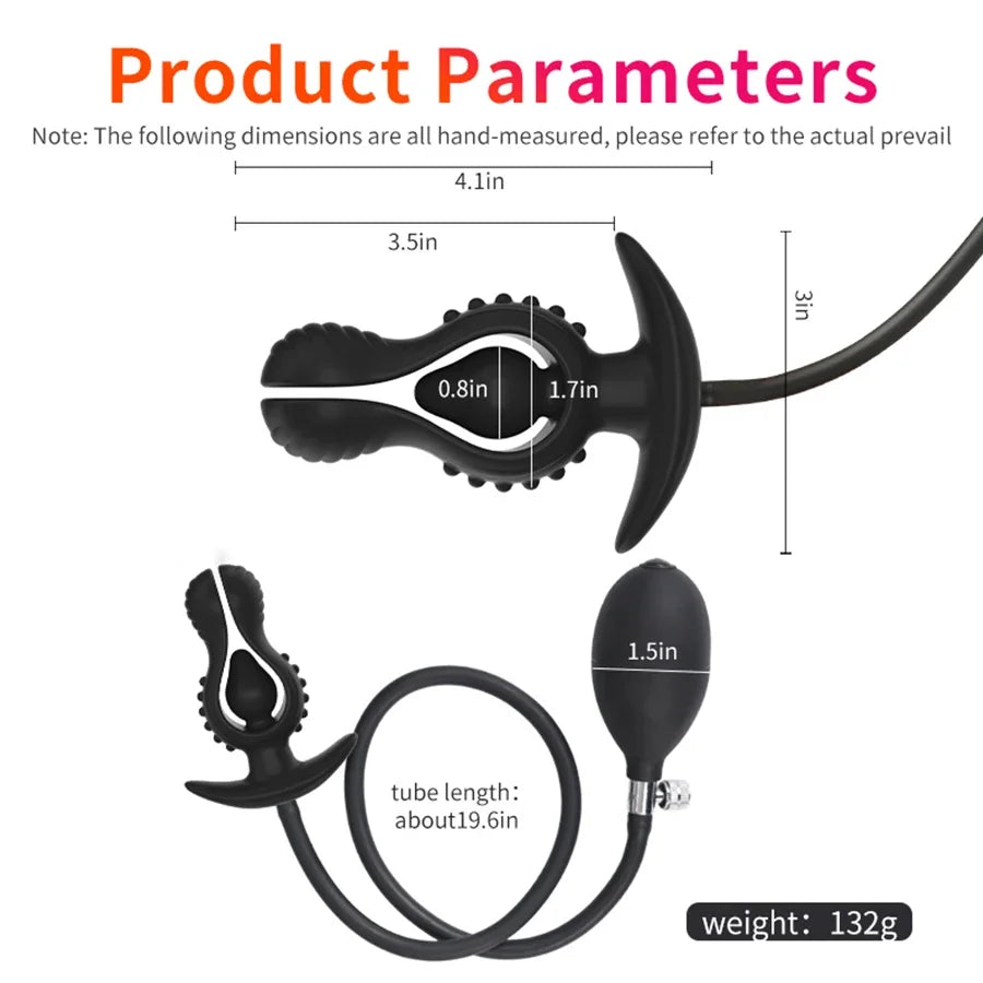 Butt Dilator Prostate G Spot Expansion Inflatable Plug Toy