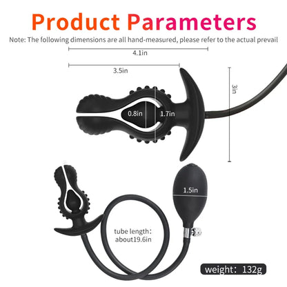Butt Dilator Prostate G Spot Expansion Inflatable Plug Toy