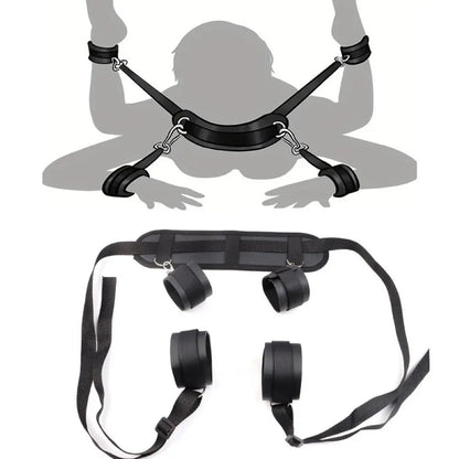 BDSM Handcuff Restraint Set For Couples Bondage Toy Skin Friendly