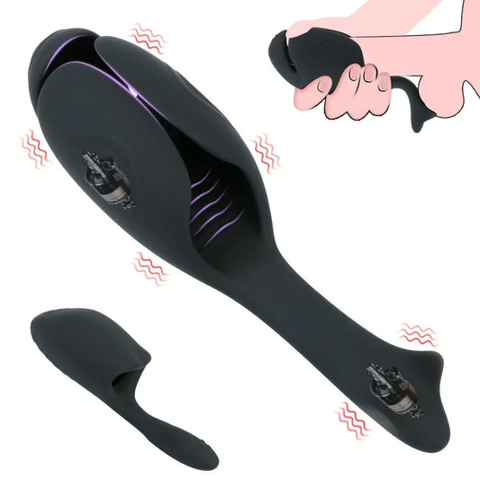 2 Motor Vibrators Testis Massager Toy for Ultimate Enjoyment