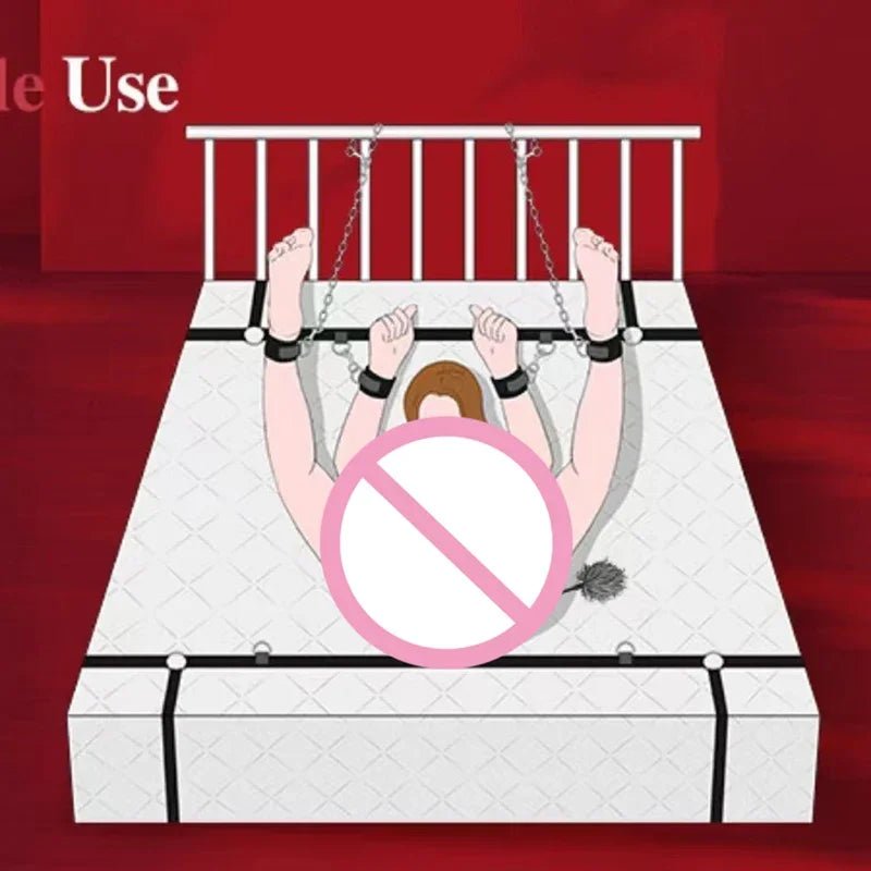Bed Restraint Set Couple Sex Toys Bondage Kit for Adults