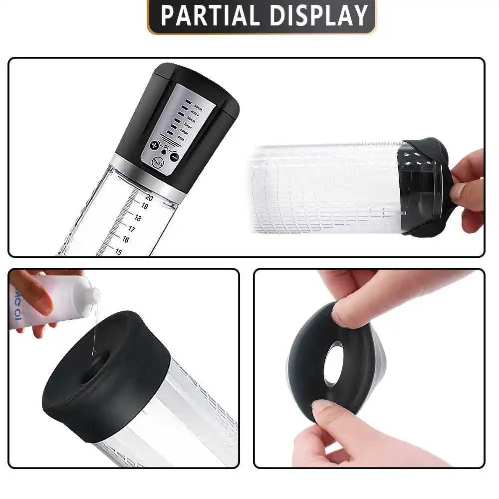 Manyjoy Electric Pump Waterproof Vacuum Enhancer Device