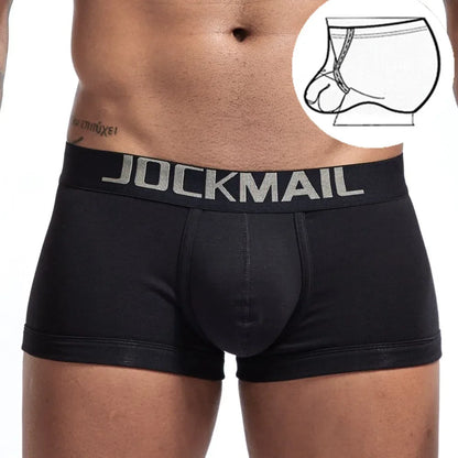 JOCKMAIL Sexy Men Underwear U Convex Support Pouch Comfort