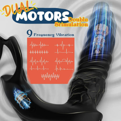 5-in-1 Men's Thrust Prostate Massager Vibrator Device